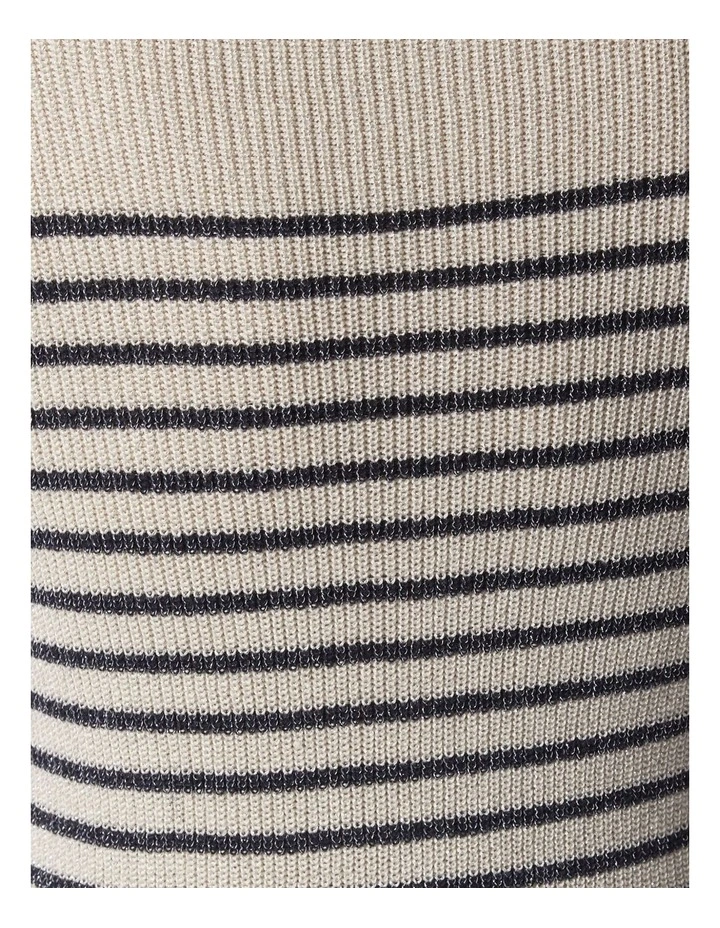 Newlexsun Shine Striped Top in Beige image 6