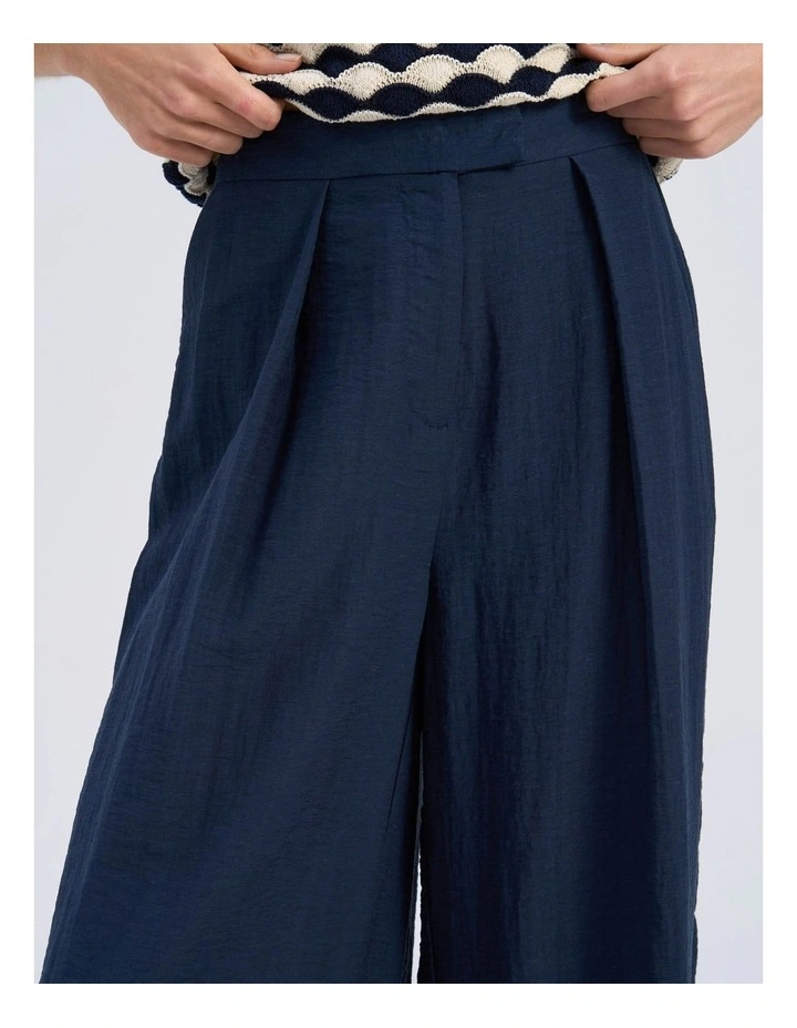 Sigrid High Waisted Wide Pants in Blue image 2