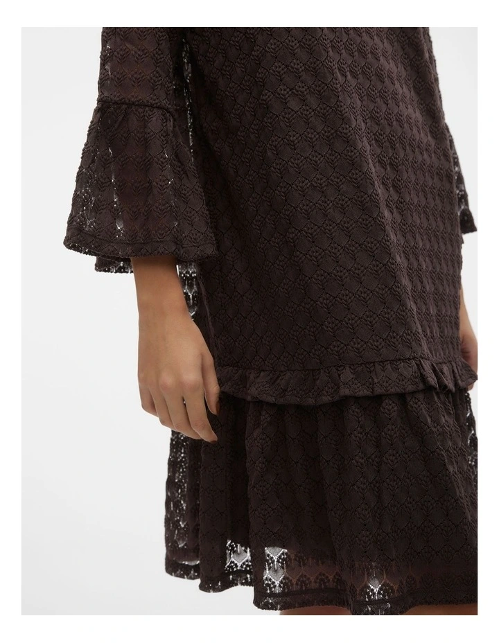 Becca Lace Dress in Raisin image 2