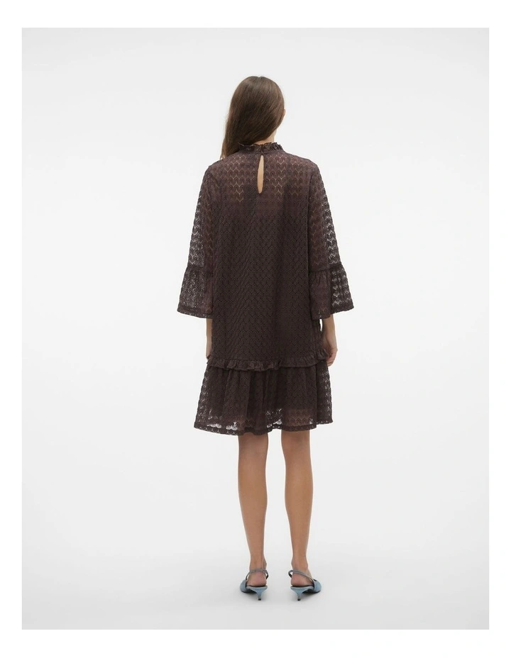 Becca Lace Dress in Raisin image 5