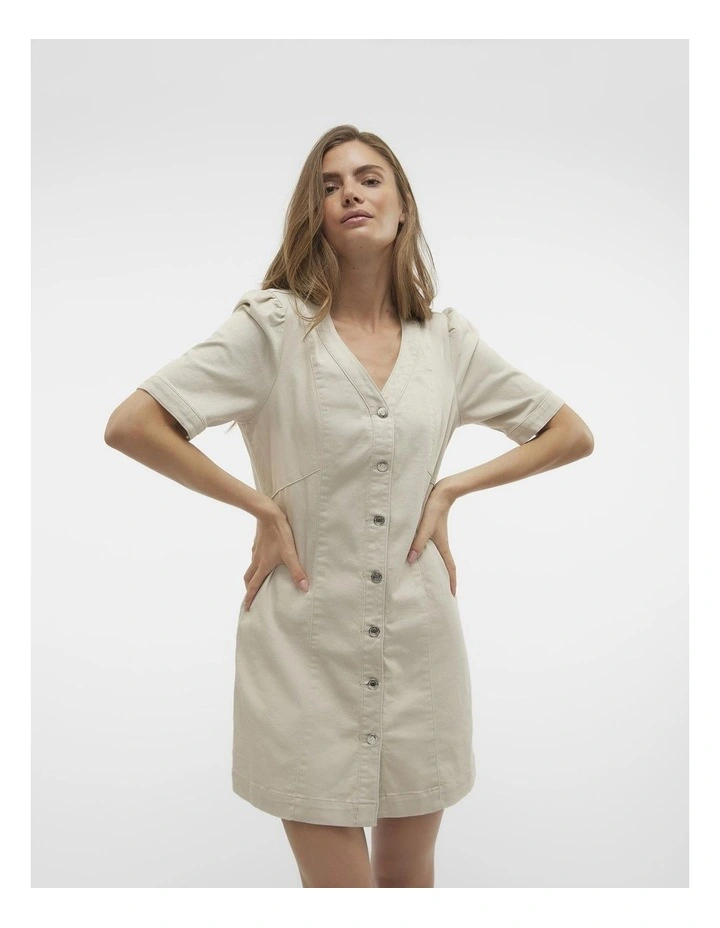 Vero Moda Wild Gena Denim Dress in Grey MYER