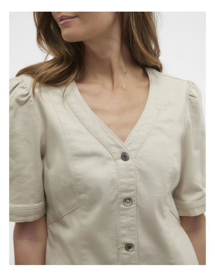 Wild Gena Denim Dress in Grey image 4