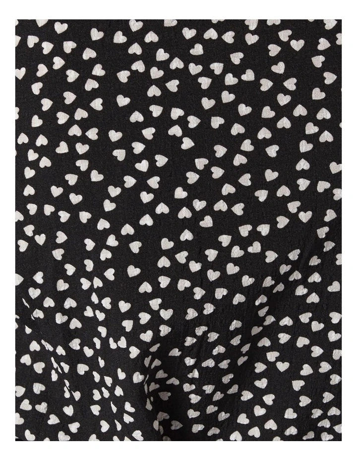 Karin Vera Mini Shirt Dress in Black image 6