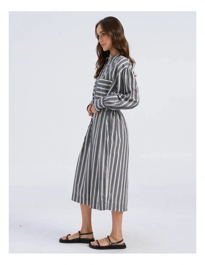 Parina Long Sleeve Stripe Maxi Dress image 4