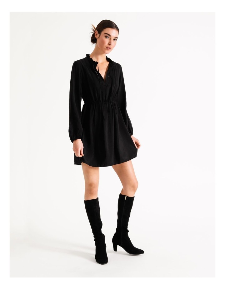 Idda Long Sleeve Dress Black