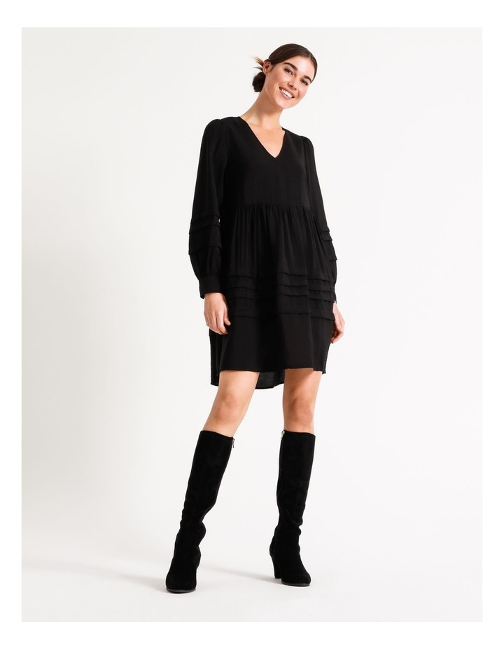 Tania Long Sleeve Dress Black