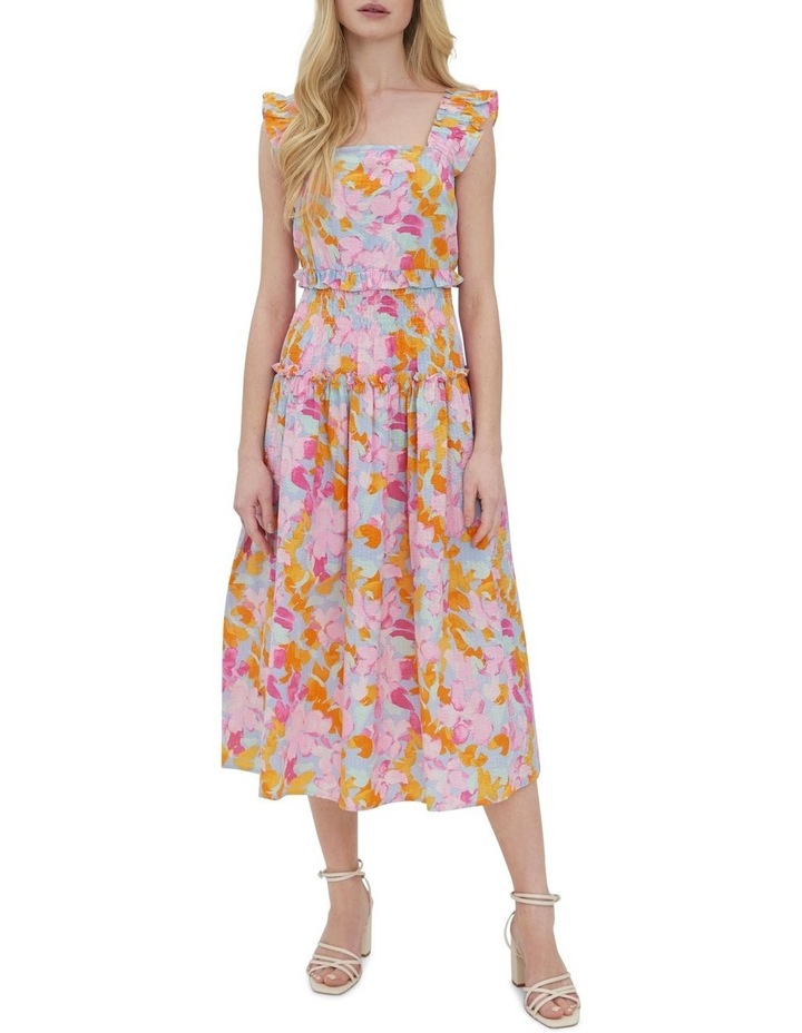 Nala Cotton Dress in Blue Bell
