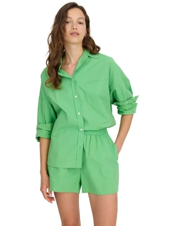 Chiara Long Sleeve Shirt Classic in Light Verde