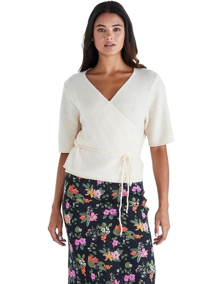 Casey Cardigan in Cream image 1