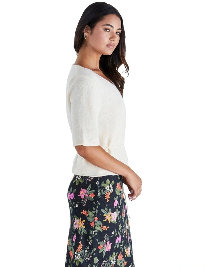 Casey Cardigan in Cream image 3
