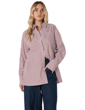 Burgundy Stripe colour