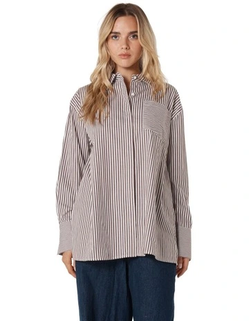 Basil Shirt in Brown