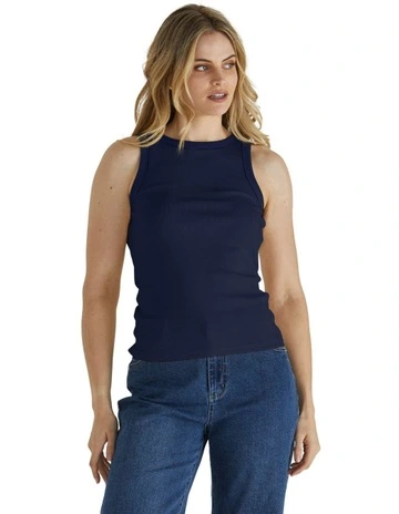 Noah Tank in Navy