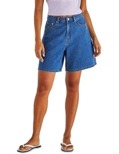 Sabine Denim Shorts in Blue