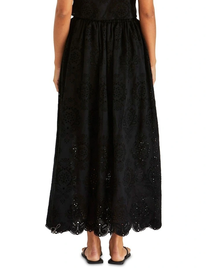 Ani Full Skirt in Black image 2
