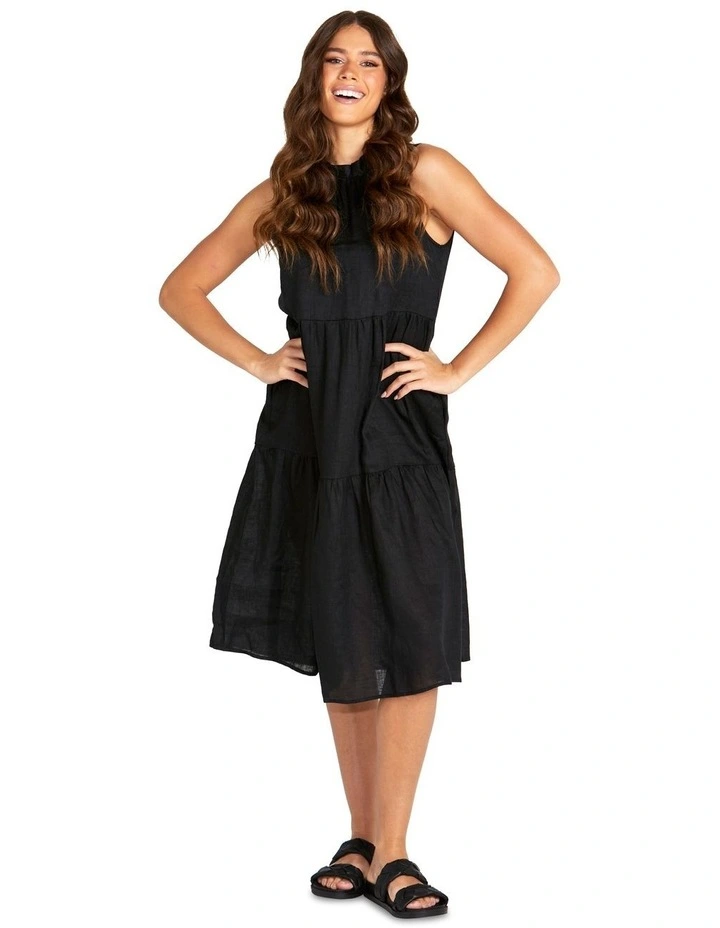 Savannah Dress in Black image 2