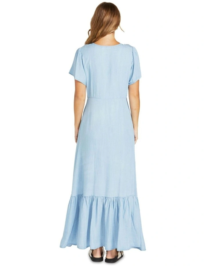 Davie Maxi Dress in Blue image 2