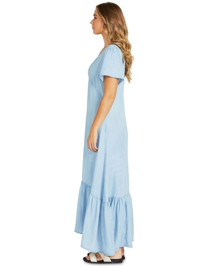 Davie Maxi Dress in Blue image 3