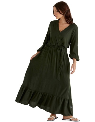 Elias Dress in Khaki