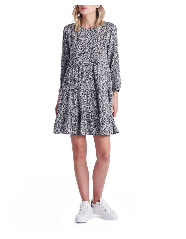 Dayla Dress Black Ditsy