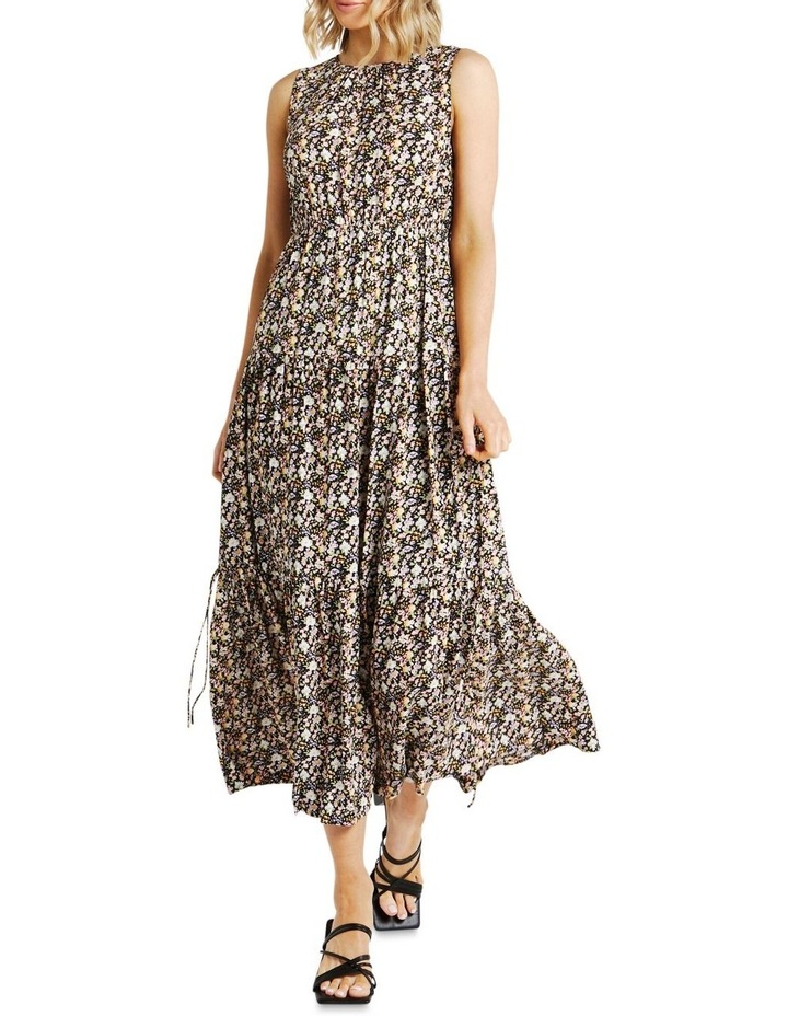 Celina Midi Dress in Multi