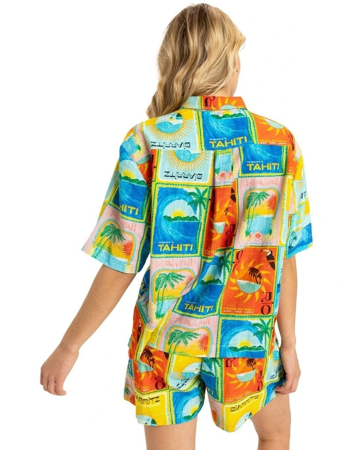 Atlas Another Sun Short Sleeves Shirt in Multi image 2