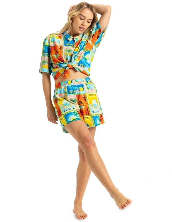 Atlas Another Sun Short Sleeves Shirt in Multi image 4