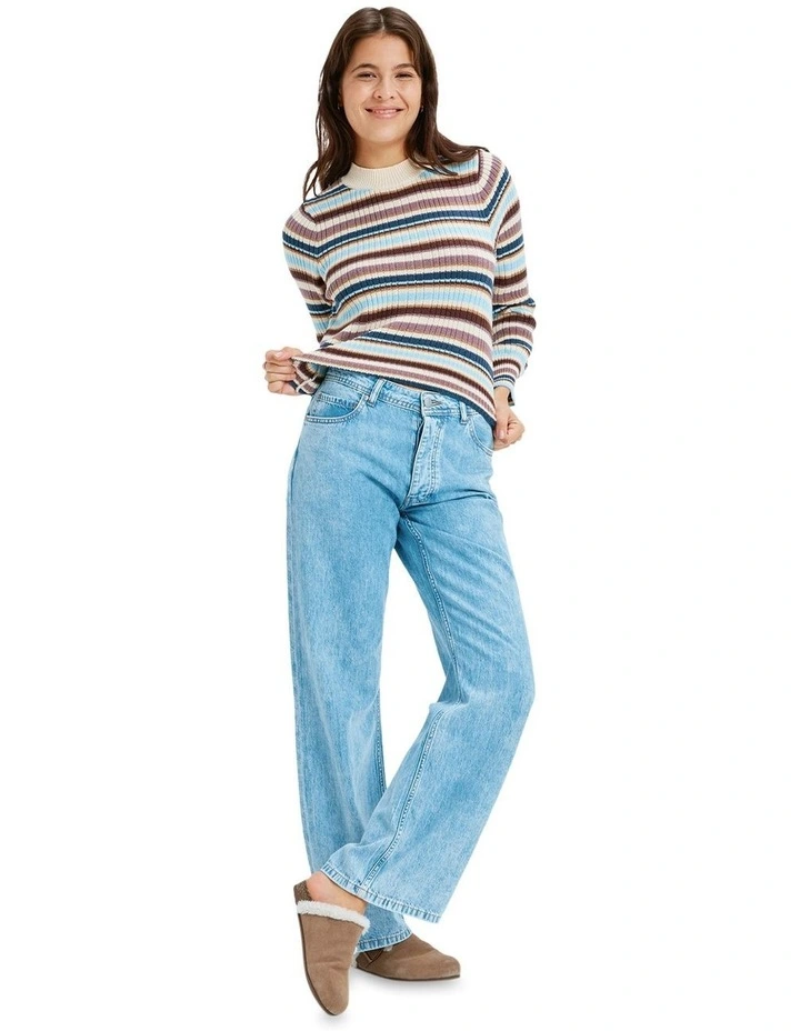 Playa Morning Sweater in Sky Blue image 6