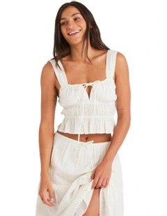 Sol Sunset Mist Top in White