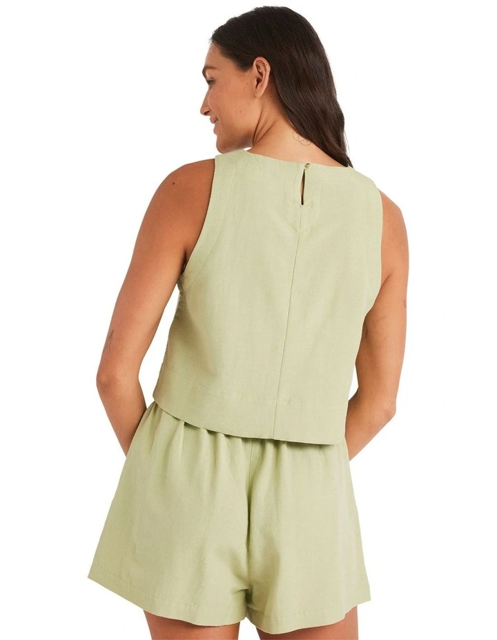 Amor Top in Green image 2