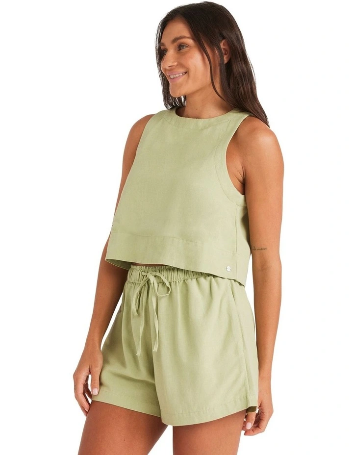 Amor Top in Green image 3