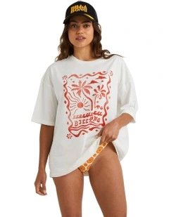 Coco Palm Tee in Salt Crystal