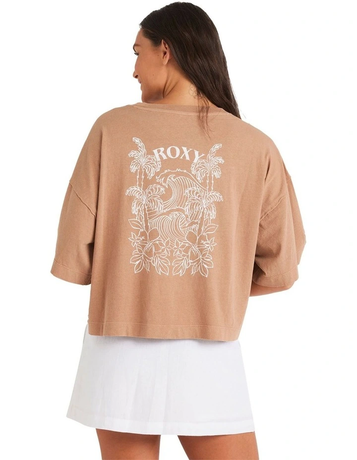 Be Easy Tee in Brown image 2