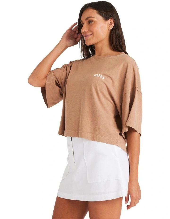 Be Easy Tee in Brown image 3