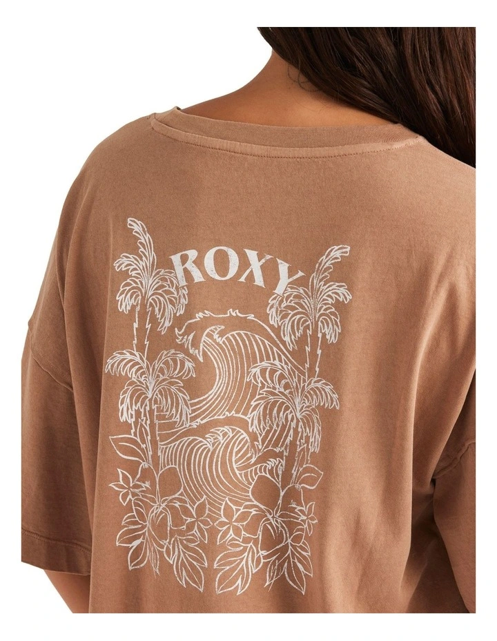 Be Easy Tee in Brown image 4