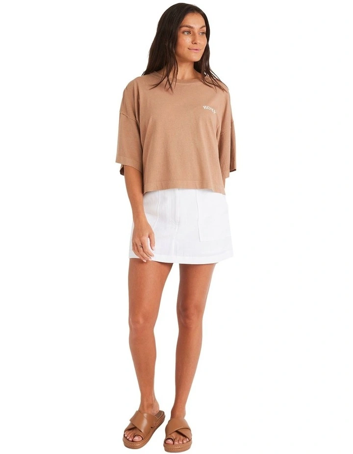 Be Easy Tee in Brown image 5
