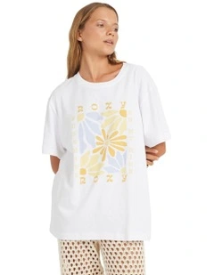 Daisy Days Tee in White
