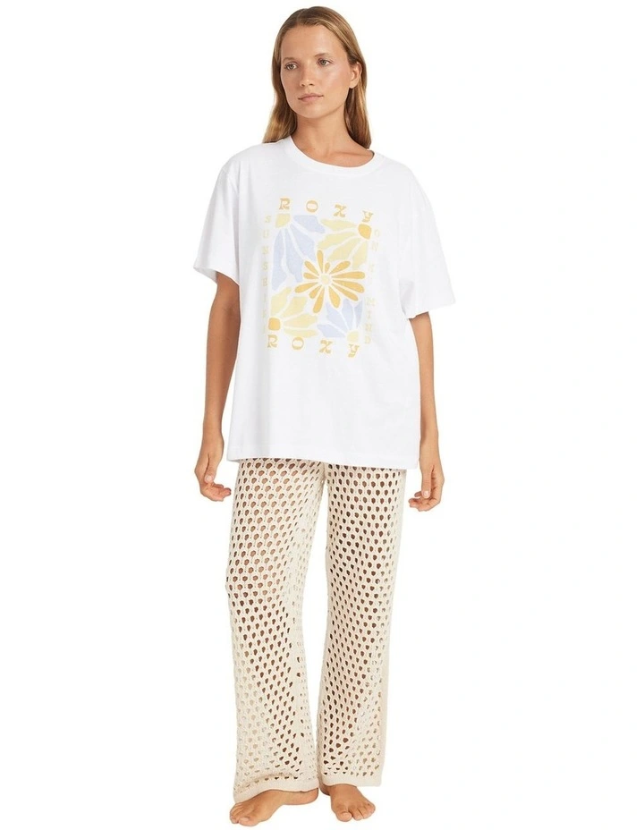 Daisy Days Tee in White image 5
