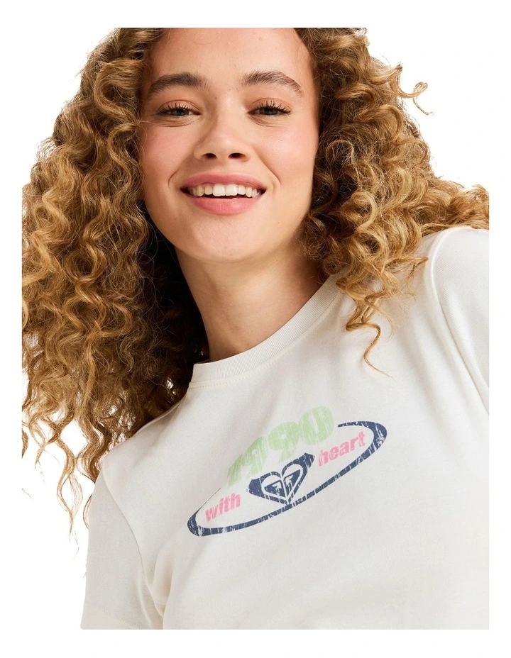 Beach Love Tee in White image 4
