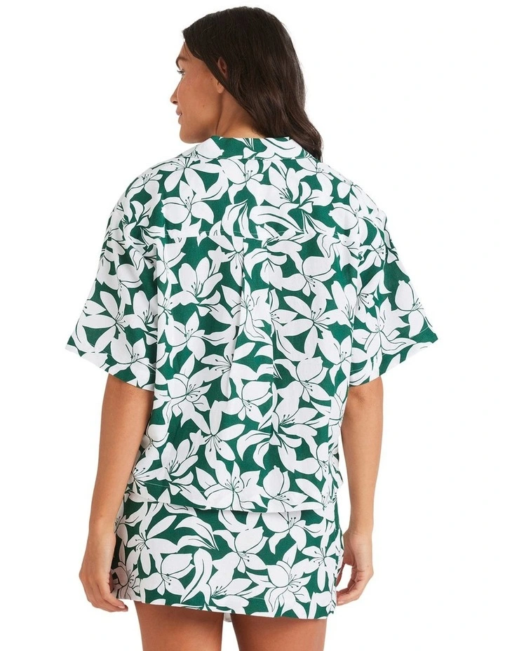 Khloe Salty Sweet Shirt in Green image 2