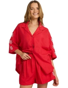 Chase Shirt in Rio Red