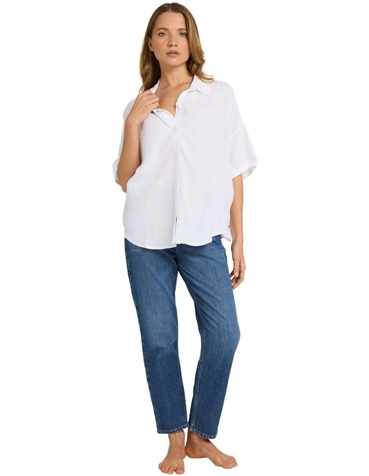 Beachy Nostalgia Shirt in White image 5