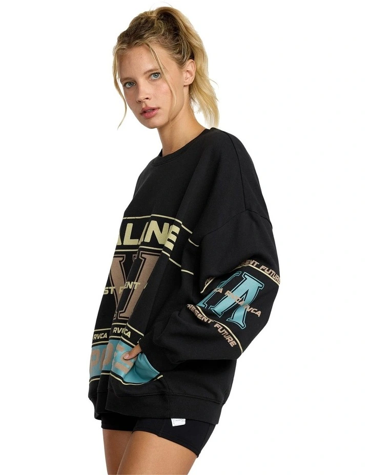 Puck It Pullover in Black image 3