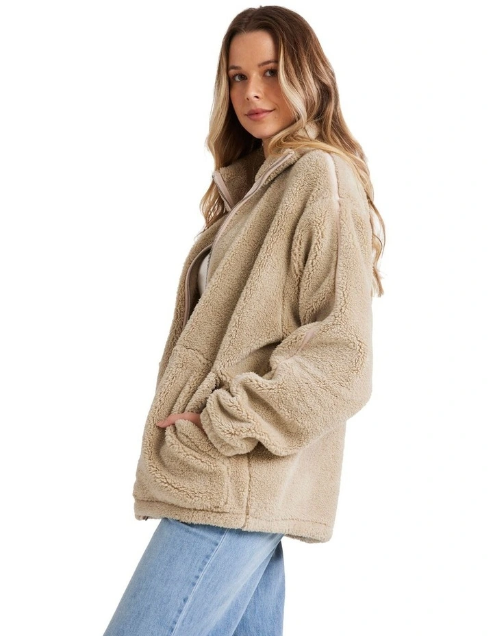 Sweet Ride Zip Up in Coyote image 3