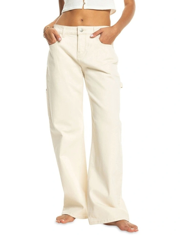 Finley Worker Regular Pant in Bone image 1