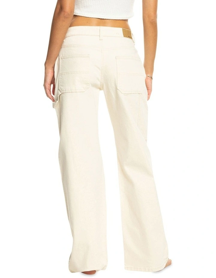 Finley Worker Regular Pant in Bone image 2