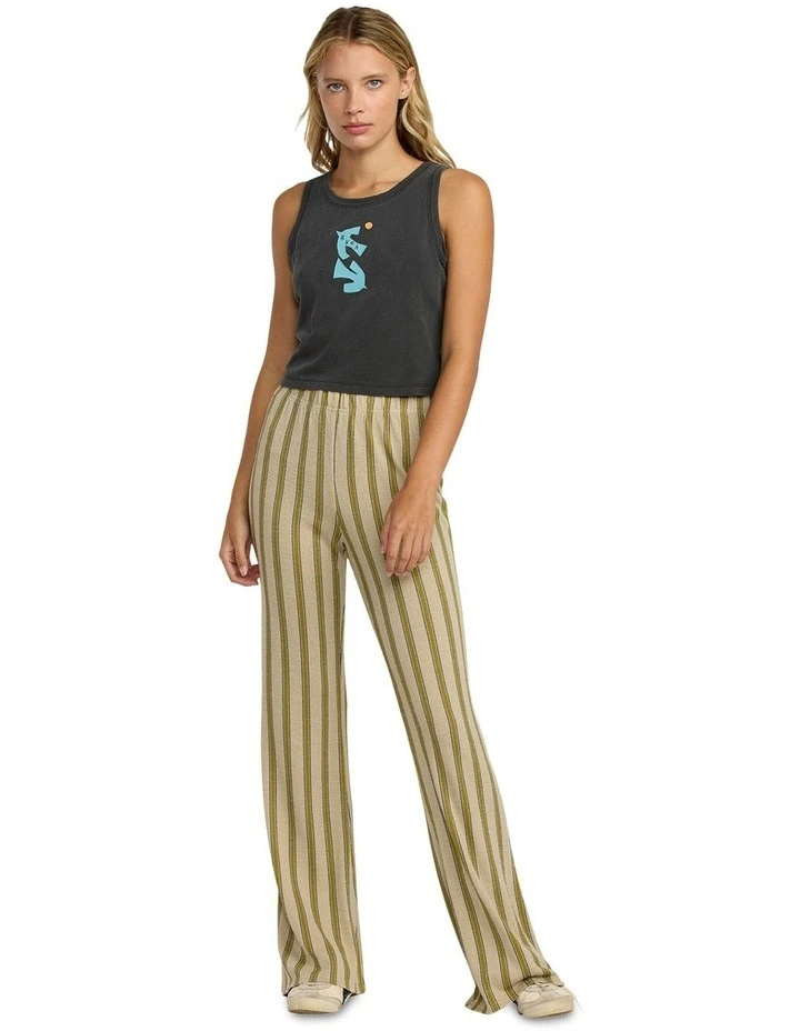 Willow Flared Trousers in Green image 6