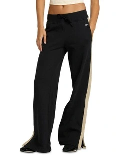 Benchwarmer Wide Leg Tracksuit in Black
