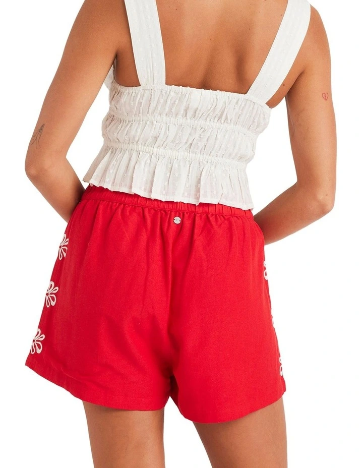 Chase Short in Red image 2