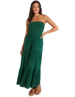 Baby Mine Maxi Dress in Green